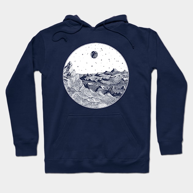 bluemoon Hoodie by SpilloDesign